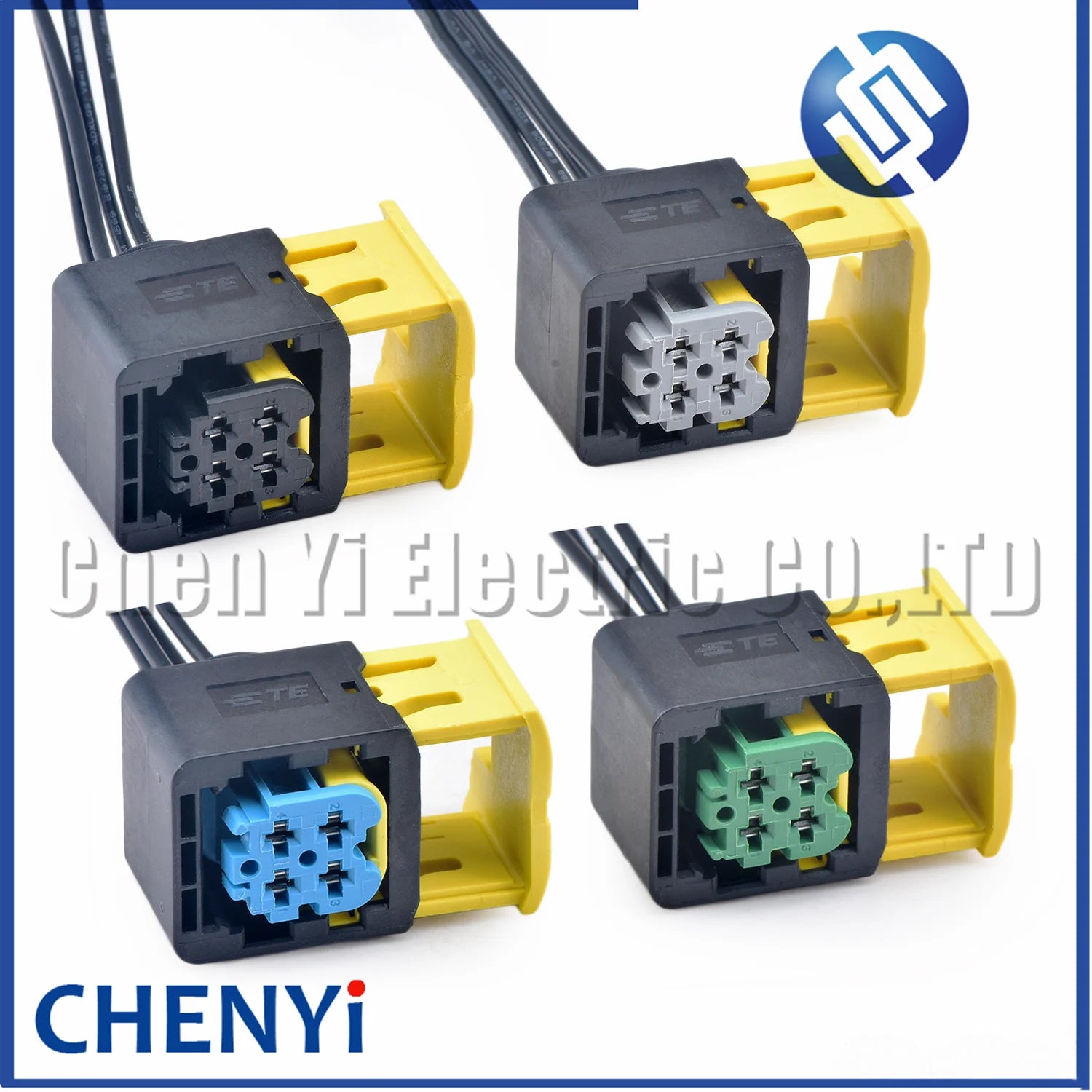 4 Pin New Energy Connector Harness Plug Nitrogen oxygen sensor plug 1-1418390-1 2-1418390-1 3-1418390-1 4-1418390-1 15cm wires