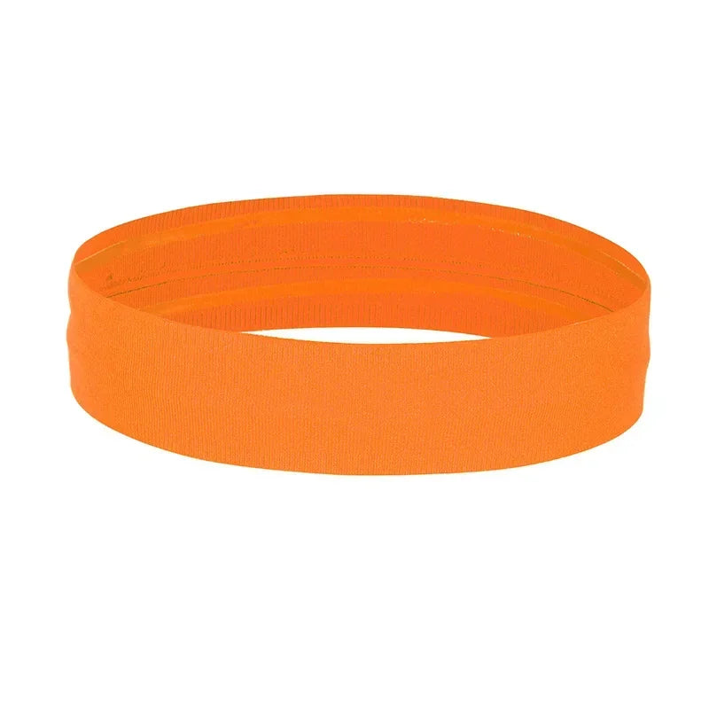 Mens Sports Headband Sweatband Anti-slip Stretch Elastic Outdoor Sport Sweat Headband Women Gym Running Tennis Headwrap Amagi