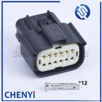 12 Pin car Automotive Headlight Plug Female or Male Connector plug 33472-1201 33482-1201 For Ford Focus Mondeo Buick Chevrolet