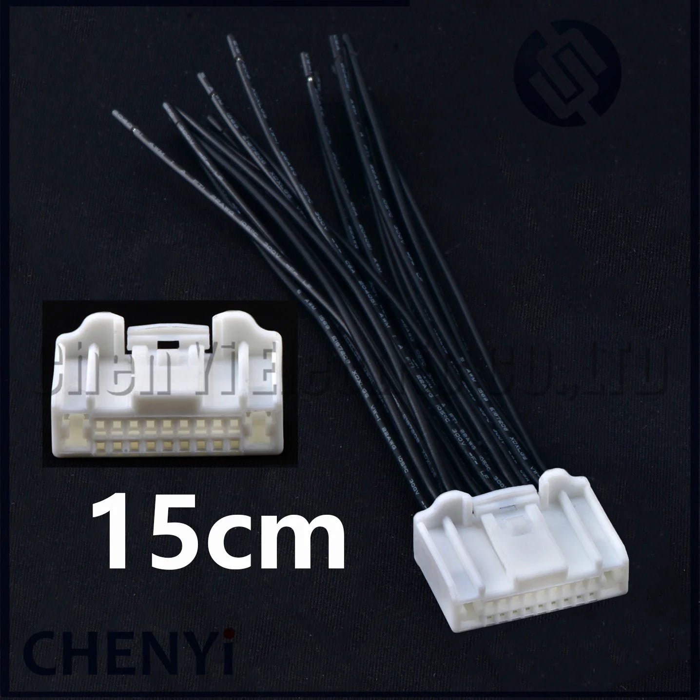 20 Pin Automotive connector CD DVD Player Multimedia audio Navigation DSP Wire harness plug 1674646-1 2040487-1 For Nissan Mazda
