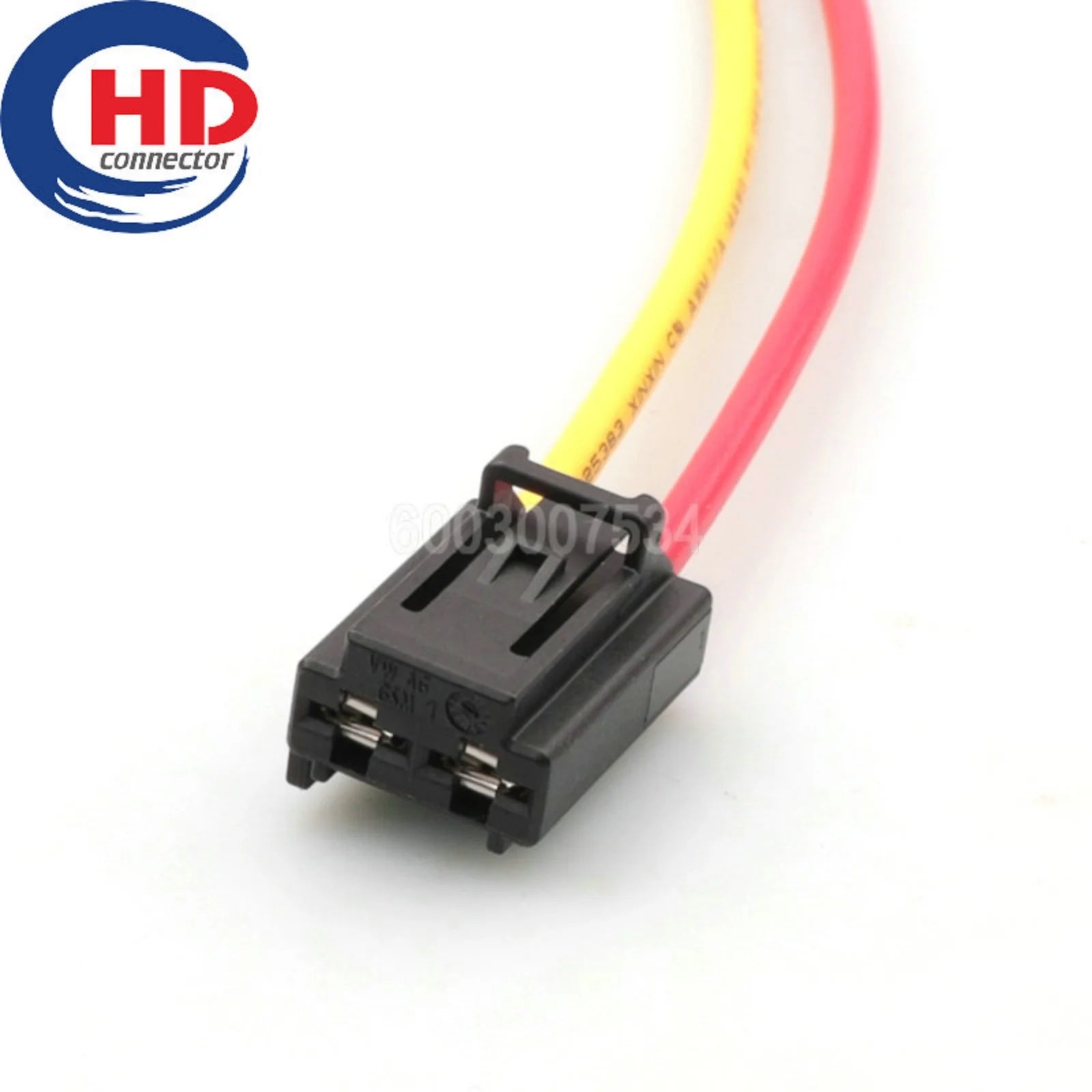 2 Pin Connector Unsealed 6.3mm Series Female Connectors Cable Plug Wiring Harness 5Q0972772