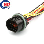 GL221-10021 HP066-10021 10 Pin Connector Waterproof 2mm Male Female Connectors Motorcycle Electrical Harnesses Wiring Harness