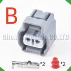 2 Pin Automotive Fog Socket Lamp Plug Turn Signal Light Connector 6189-0175 90980-11019...