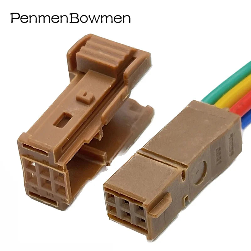 1 Set 6 Pin Car Window Regulator Switch Electrical Cable Connectors Female Male Wire Harness Plug MG643284 1379118-498298-0004