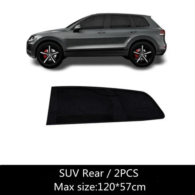 4pcs/set Universal Fit Car Window Sun Shades Premium Breathable Mesh Screen for Optimal Sun Protection and Privacy Covers amagi
