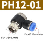10/50/200PCS Pneumatic Straight Connector BSPT Thread, External Hex Air Hose Fitting 1/8 1/4 3/8 1/2 Inch for Air Compressor