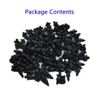 100Pcs 6mm Car Fender Panel Plastic Rivet Fasteners Push Pin Clips For Suzuki GSXR Car Fender Push Retainer Pin Rivet Clip