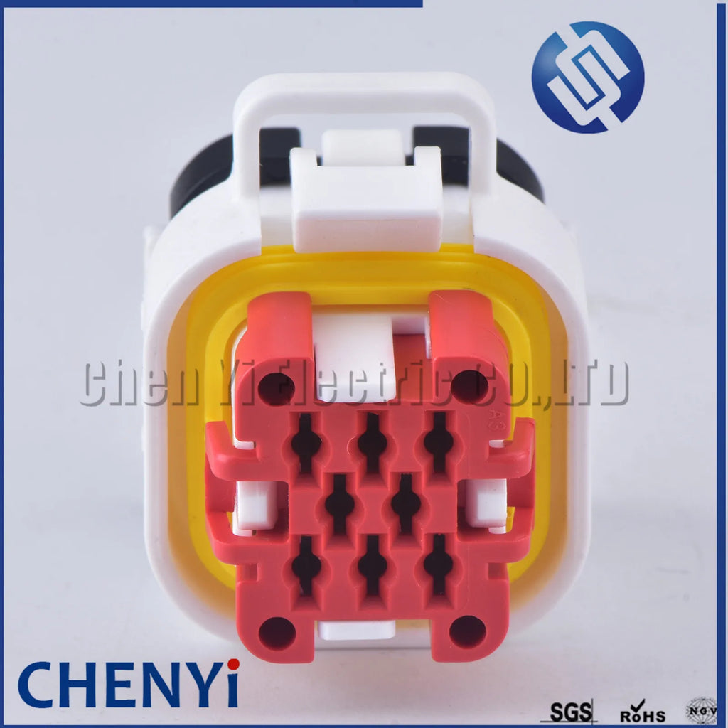White 8 Pin Male or Female Waterproof Automotive ECU Connector EPEC PCB Wire harness plug 776286-2 776276-2 776280-2 With Pins