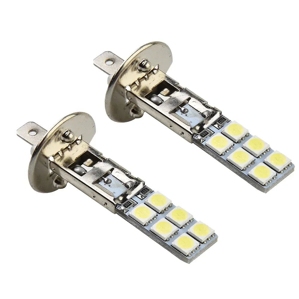 Upgrade 2PC NEW H1 6000K Super White 55W LED Headlight Bulbs Kit Fog Driving Light Voiture Wholesale Quick Delivery CSV Amagi