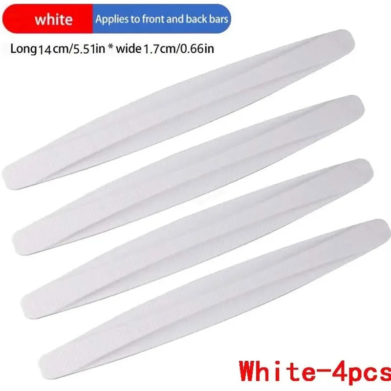 4/6Pcs Car Bumper Anti-collision Strips Door Body Scratch Automotive Protective Tape Strips Door Guard Lip Stickers Amagi