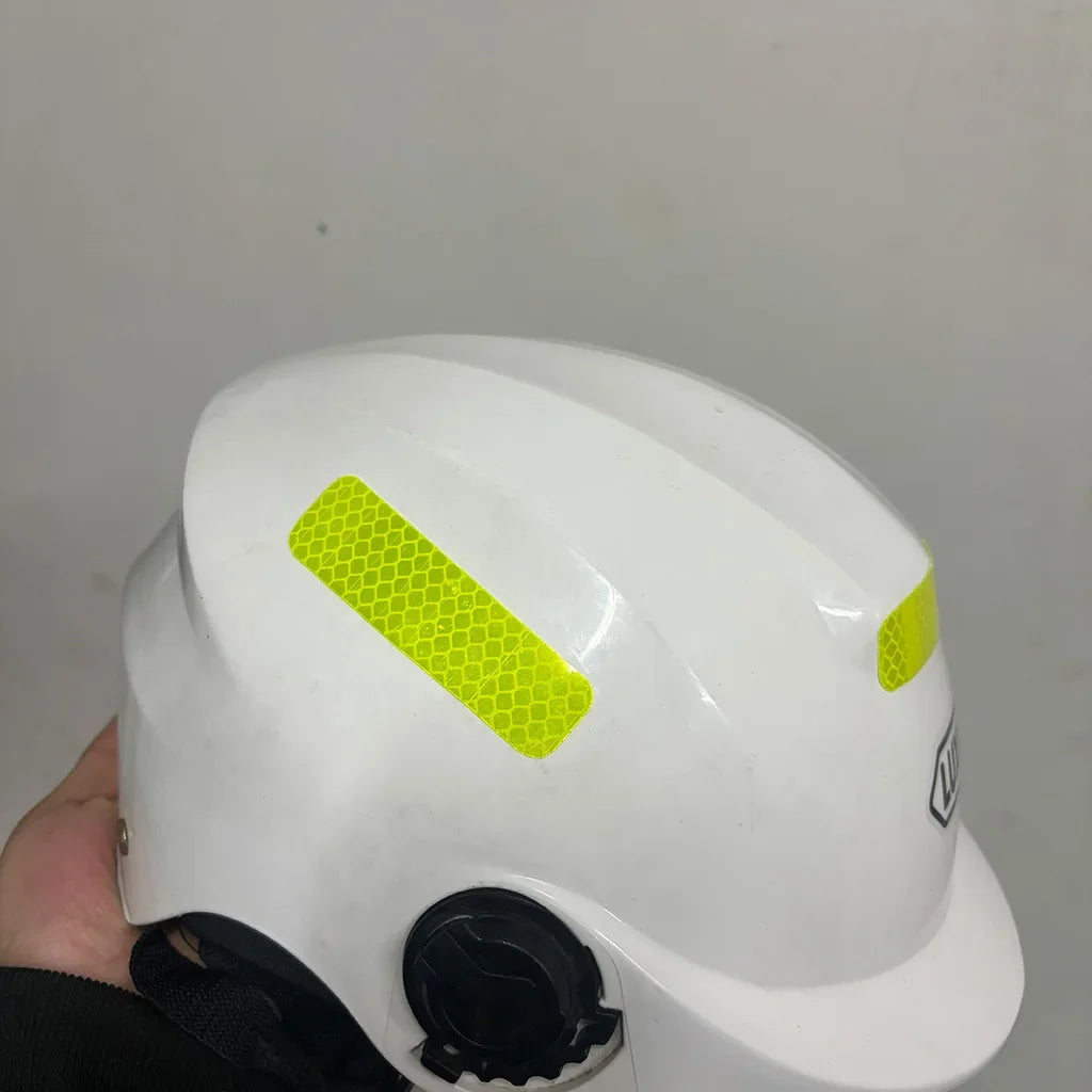 100-10PCS Helmet Safety Warning Reflective Sticker Strip Fluorescent Decorative Stickers Bicycle Motorcycle Reflector Tape Decal
