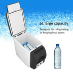 Cosmetic Refrigerator 12V Car Refrigerator 37W Fridge 6L Low Noise Portable Medicine Box Cosmetic Refrigerator for Food Amagi