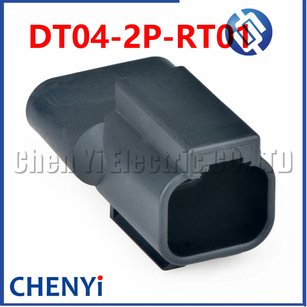 2 Pin Automotive connector Housing For DEUTSCH DT Male Pins Wire-to-Wire diode integrated components DT04-2P-RT01 DT04-2P-RT02