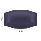 Super Large Car Sunshade Umbrella Fully Automatic Folding Roof Summer Sunscreen Shed Remote Control Portable Canopy Cover Amagi