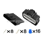 8 Pin 2.2mm Male Female Connectors 90980-11592 Auto Accelerator Throttle Pedal Plug Fuel Injector Socket For Toyota Lexus