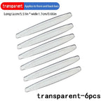 6/4 Piece Universal Front Rear Bumper Corner Protector Guard Car Anti-collision Protection Decoration Strip Car Accessories New