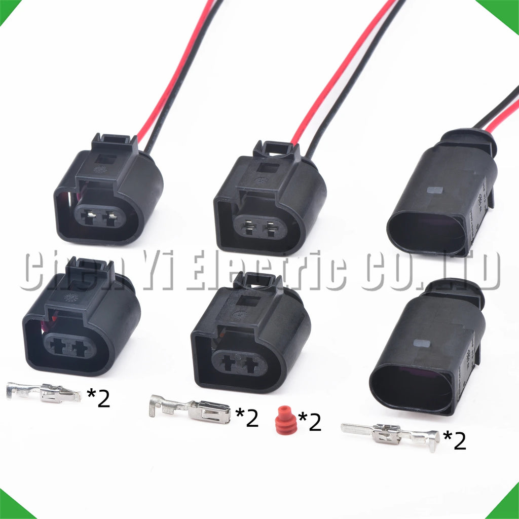 2-pin auto connector connector connectors fluid electromagnetic vw audi