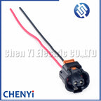 2 Pin Automotive waterproof connector Fuel injector harness plug 13669863 13106045 For Peugeot Citroen Renault