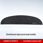 Model3 Highland 2024 Suede interior Accessories For Tesla Model 3 Y 2022 Dashboard Panel Pad Dash Board Sunshade Protector Cover