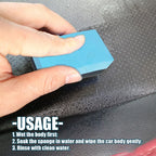 1PC Foam Sponge Applicator For Pads Car Buffing Polish Wax Car Glass Cleaning Tool Polish Wax Ceramic Coating Sponges Brushes