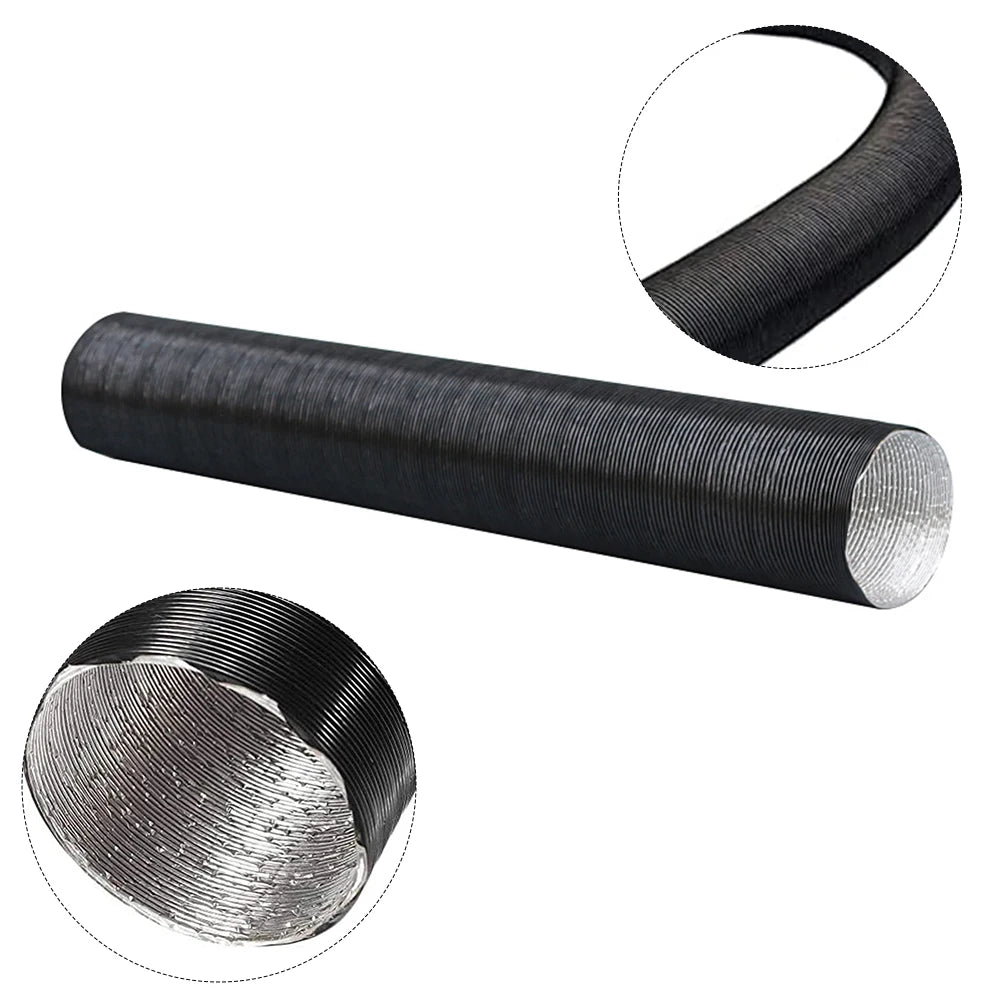 60 Mm Heating Duct Auxiliary Heater Accessories Aluminium Foil Air Intake Hose For Car Camper Heater Duct Pipe Tube Hose