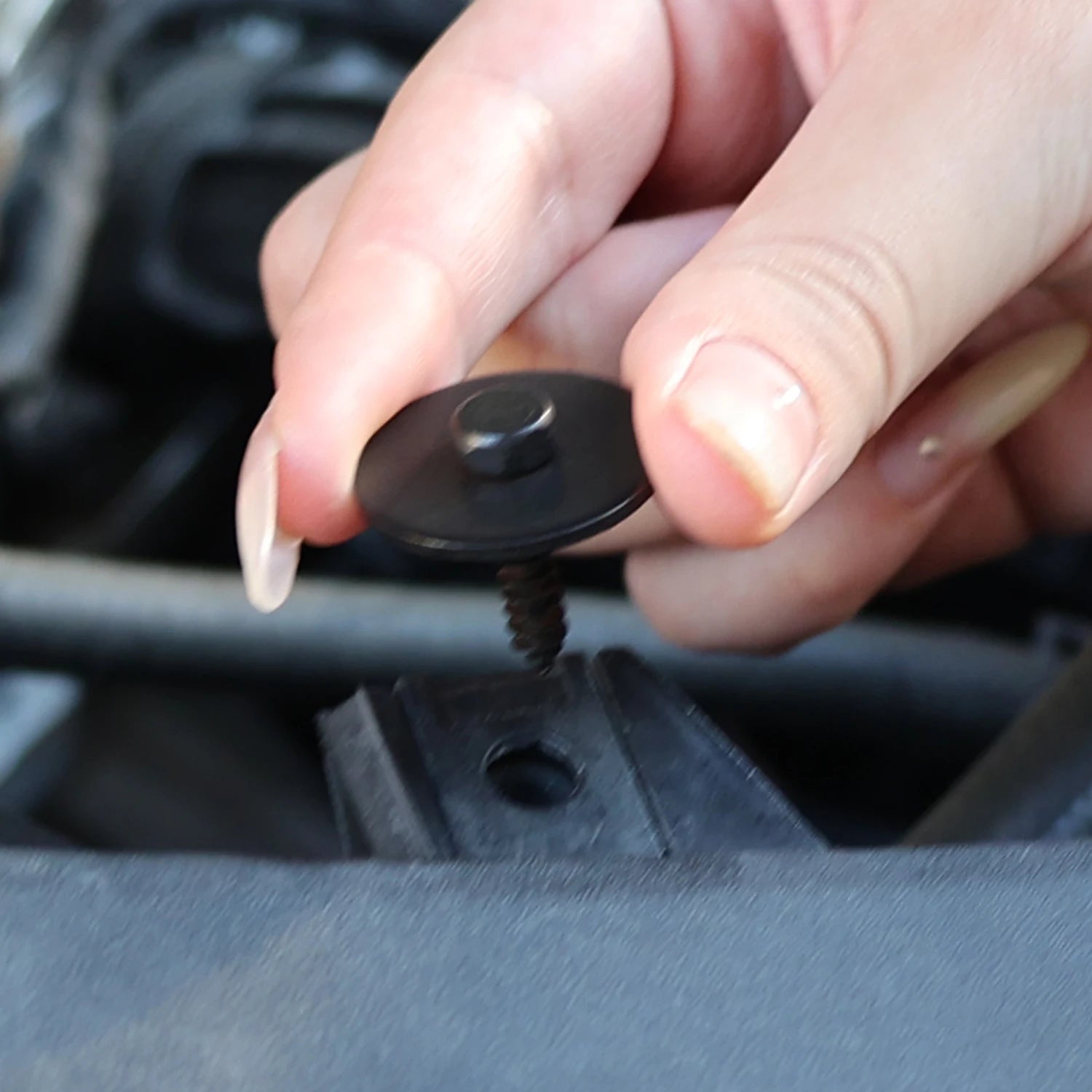 20/1set Bumper Cover Fender Splash Guard Screw and U-Shape Self-Locking Nut Kit for BMW Bumper Repair Kit 07146951655