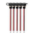 1/5/10PCS 2 Pin Type-C Female Socket USB C Connector Waterproof Jack Female Charging Port with Card Buckle Lock Board