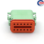 12pin auto waterproof electric plastic wire harness connector DT06-12SC