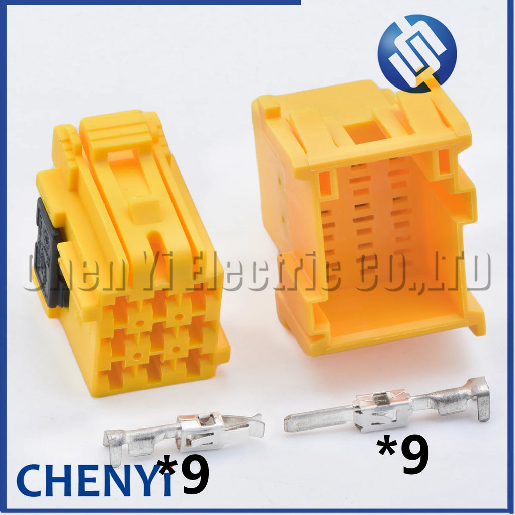9 Pin/way Auto power amplifier Connector Car  Audio Amplifier Plug Wiring Harness Socket 8-968971-1 1-967626-1 1-967621 967631-1