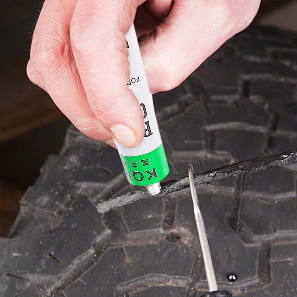 Tire Tyre Repairing Glue Universal Car Motorcycle Bike Wheel Repairing Inner Tube Puncture Rubber Glue Tools Auto Accessories