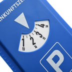 1 Pc Car Parking Disc Timer Clock Arrival Time Display Blue Plastic Portable Parking Time Tools 24 Parking Disc Parking Meters