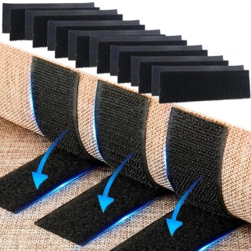 New Carpet Fixing Stickers Double Faced High Adhesive Car Carpet Fixed Patches Home Floor Foot Mats Anti Skid Grip Tapes 2/50pcs