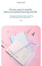 5/10/20pcs Mesh Zipper Bag Jigsaw Bag Zipper Bag for Organizing Classroom Organization Plastic Zipper Bag A4 Size Board Gam Amag