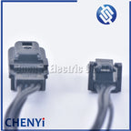 Black 4 Pin female Automotive Connectors 1379658 CONN PLUG HSG shell sheath 1379658-1 with 15cm wires