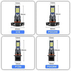 2Pcs Dual Colors H11 H8 9006 HB4 881 H27 High Quality 3030 LED Auto Fog Lamp Car Anti Fog Light Bulb Foglamps Yellow White Amagi