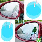 Car Rearview Mirror Film Auto Window Glass Anti-Fog Anti-Reflection Sticker Rainproof Waterproof Film Automotive Accessories