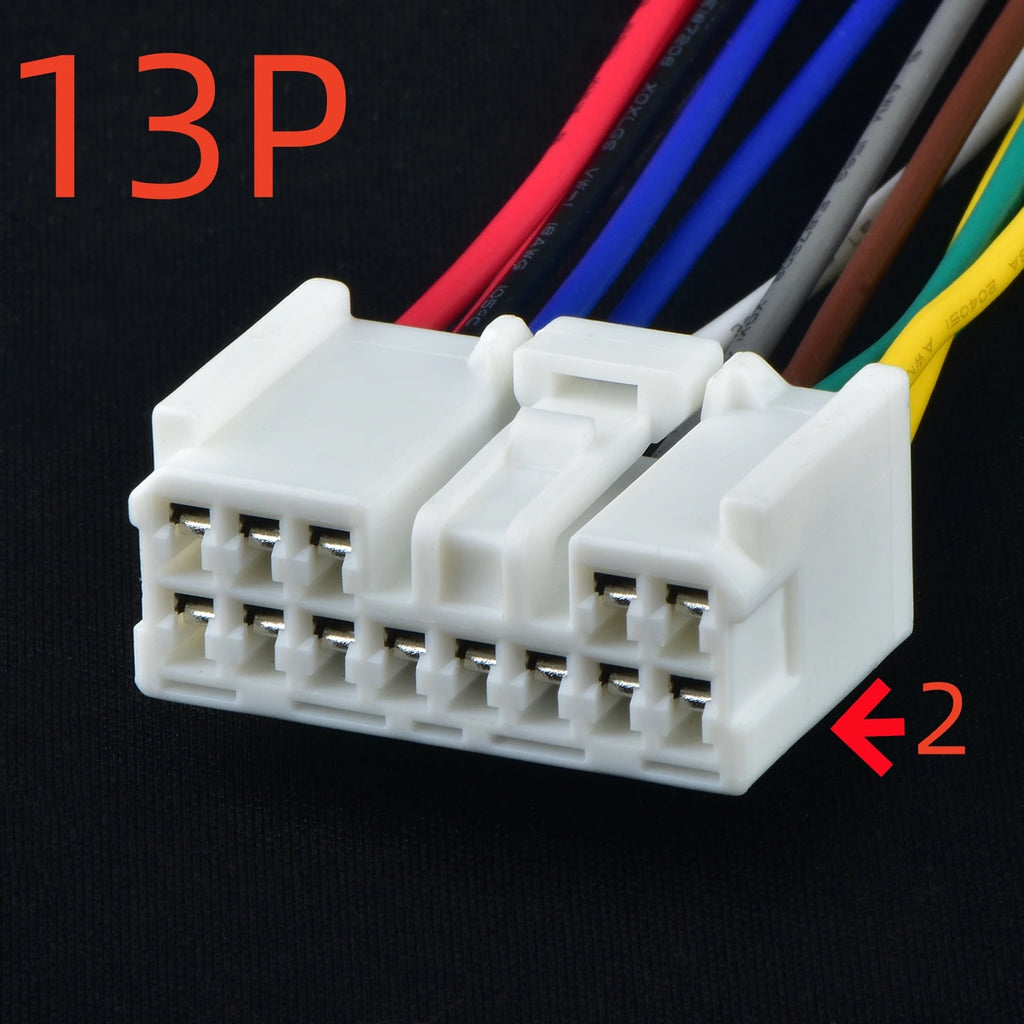 13 Pin Automotive Connectors mid amplifier Wire harness plug 7283-1730 1300-4682 90980-...