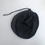 1pc Helmet Protective Drawstring Helmet Bag Pocket Black Dust Proof Helmet Bag Plush Soft Drawstring Pocket Helmet Storage Bag