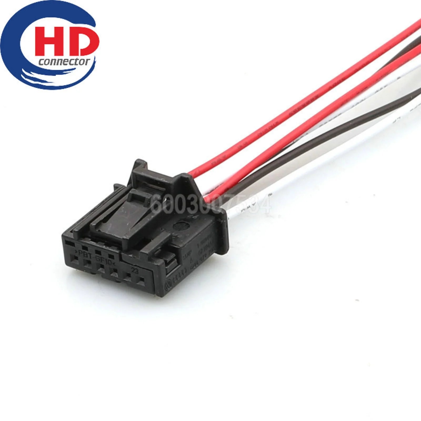 6 Pin Connector Unsealed 0.6mm Series Male Female Connectors Cable Plug Motorcycle Electrical Harnesses 6Q0972716 1355082-1