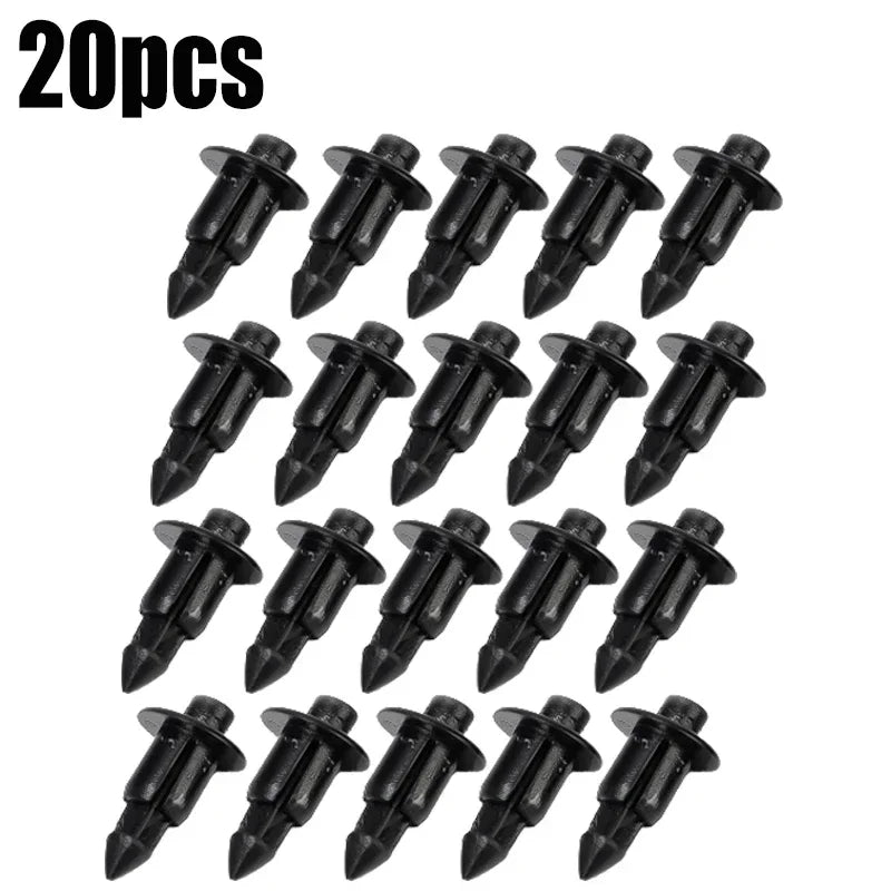 Motorcycle Plastic Rivets Fairing Clips Push Pin Expansion Fastener Retainer for Cowl Trim Panel Yamaha Kawasaki Suzuki Honda