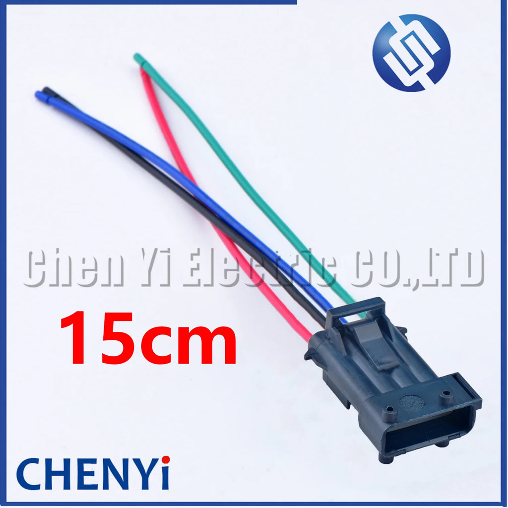 4 Pin Auto Waterproof Connector Front rear oxygen sensor Wire harness Plug 144998-3 185001-3 3-965261-1