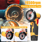 19500RPM Cordless Electric Angle Grinder 12V Rechargeable Mini Polishing Grinding Machine Multifunction Diamond Cutting amabilis