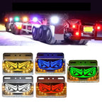 1PC Bright Side Marker Lights Truck Light Driving Safety 24V LED Truck Light Devil's Eye Tail Light Turn Signal Clearance Lamp