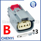 3 Pin Auto waterproof connector Car steering gear power pump harness plug 33471-0307 33471-3307 33471-0306 33471-0340 For Ford
