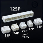 17P/22P/24P/31P/125 Pin PCB Mount Header Connector ECU plug Socket 1318612-1 With  pins For Honda K20 K24 Toyota Nissan