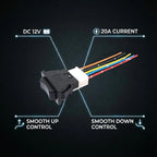 Universal Auto Power Window Switch Glass Lifting Control Button 12V 20A 5 Pin Rocker Toggle Blue Red LED Light Car Interior Kit