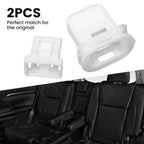 2 Pcs Rear Seat Cushion Seat Fixing Grommet Clip White Nylon For Toyota 72693 12080 Rear Seat Retention Cards