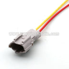 2PIN Connector Waterproof 2mm Series Male Female Connectors Wiring Plug For Hyundai Elantra MG640322-4 MG610320-4