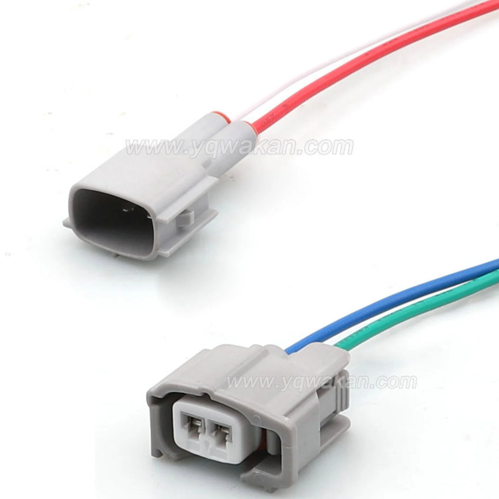 2 Pin Female Male 2.2mm Waterproof Connector Fuel Injector Socket Wiring Harness For Toyata Corolla 6189-0611 90980-11875