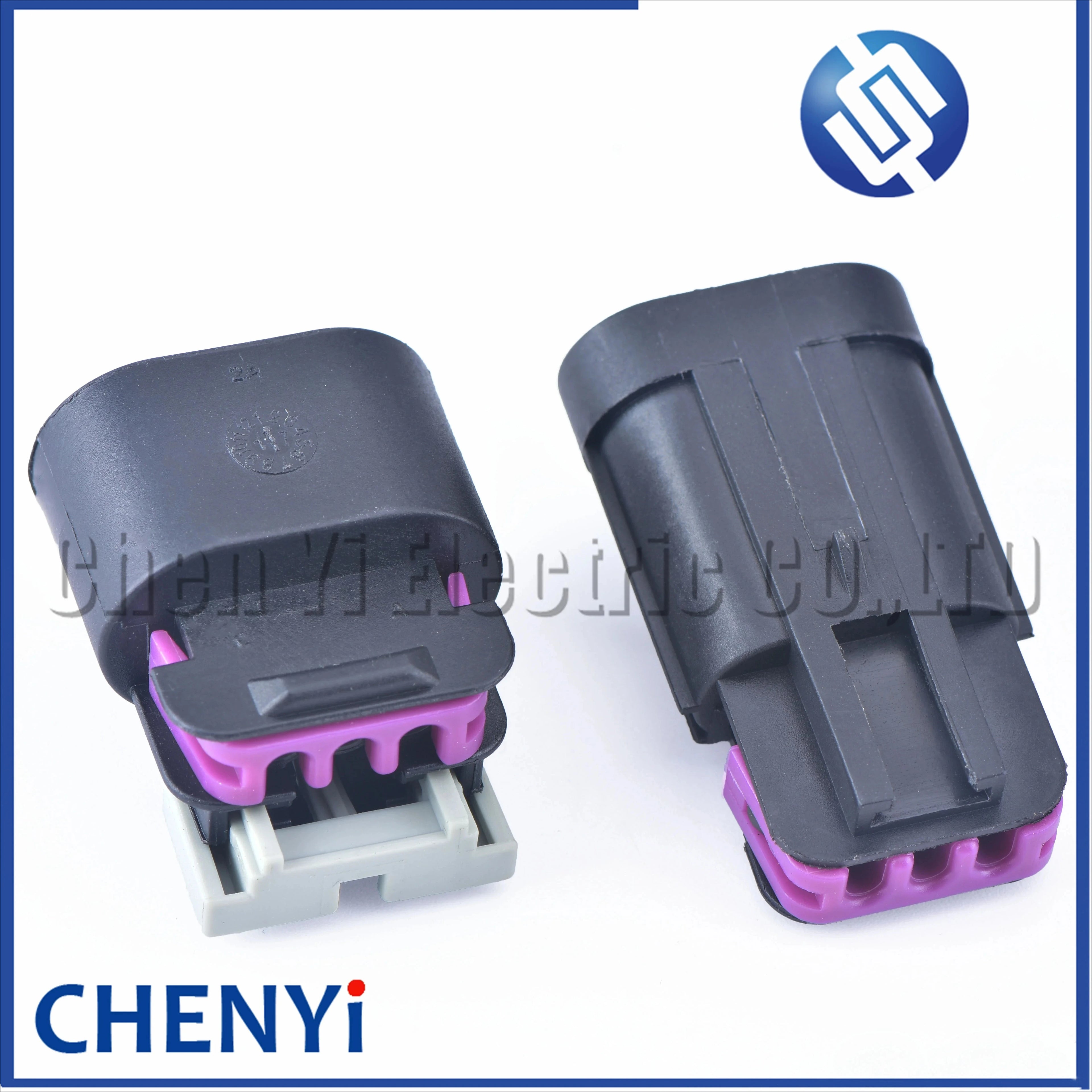 3 Pin Auto Waterproof Wiring Harness Connector Socket Electric Oil Pump Plug 15326808 13519047 15326813 For GT 150 with wires